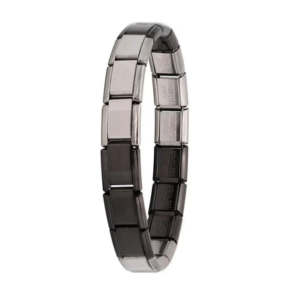 Milano 9mm Stainless Steel Stretch Charm Bracelet for Women