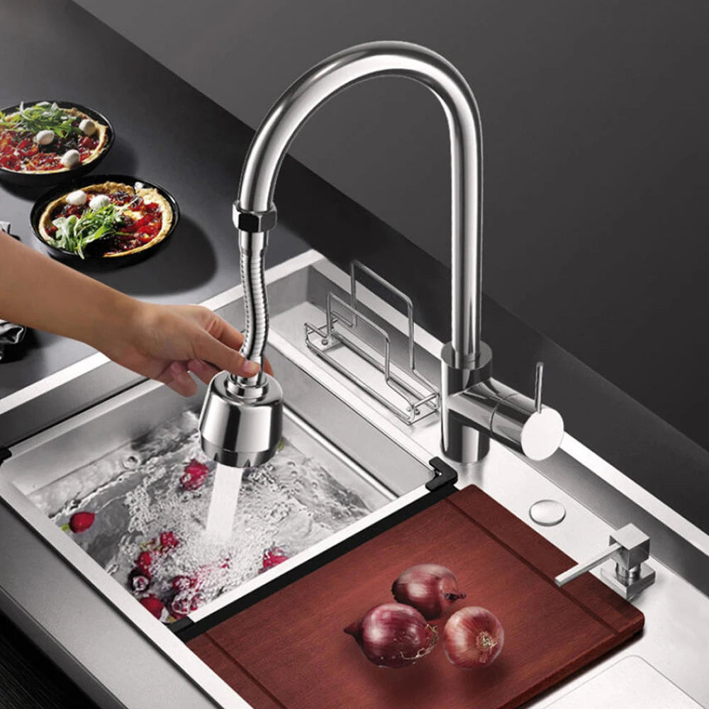 360° Rotating Faucet Spray Head – Instantly Boost Water Pressure & Save Water
