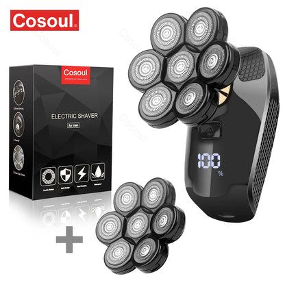 Electric Head Shaver for Men – Powerful 5D Bald Head Shaver & Beard Trimmer | Men's Grooming Razor