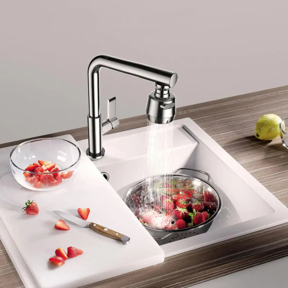 360° Rotating Faucet Spray Head – Instantly Boost Water Pressure & Save Water