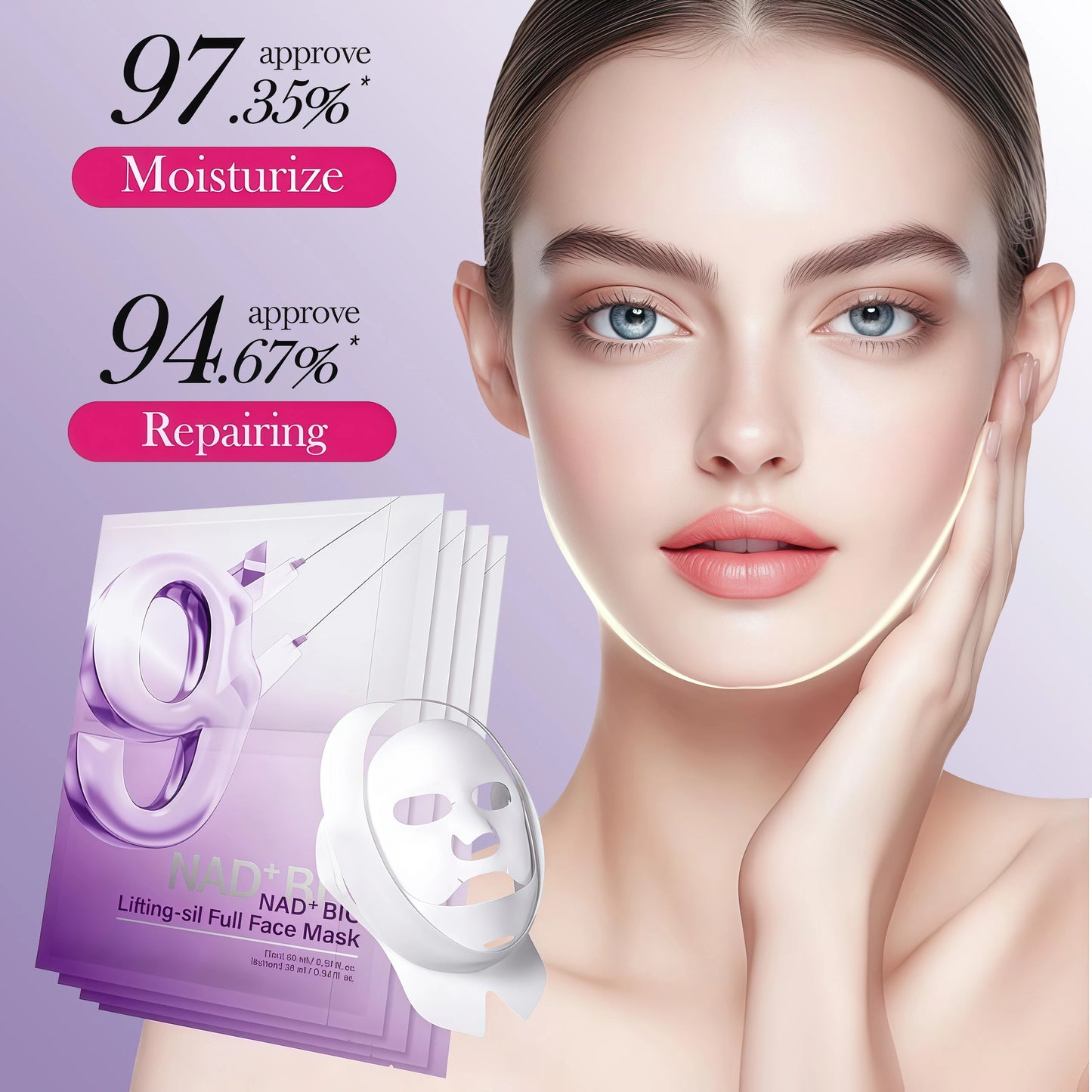 Korean No.9 Retinol Skincare Set – Brightens, Lifts & Reduces Dark Circles