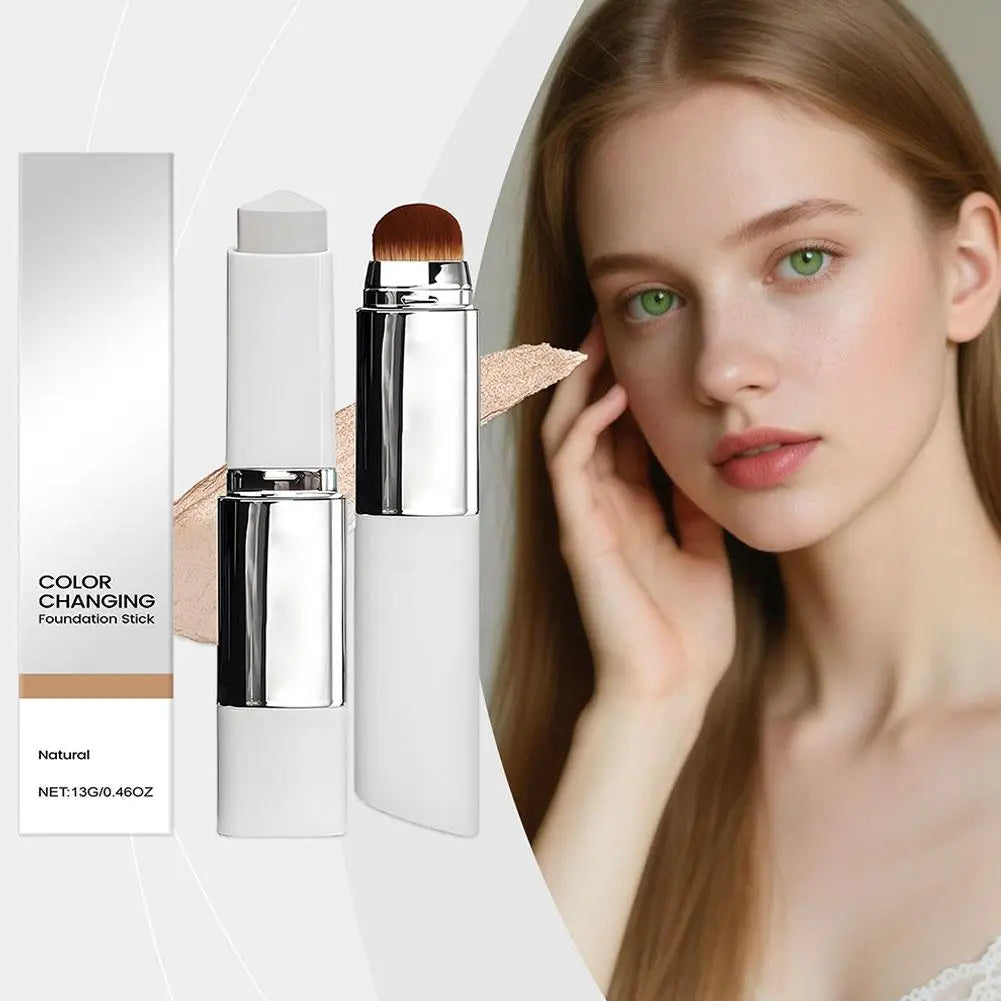 Color-Changing Foundation Stick – Flawless Coverage That Adapts to Your Skin Tone
