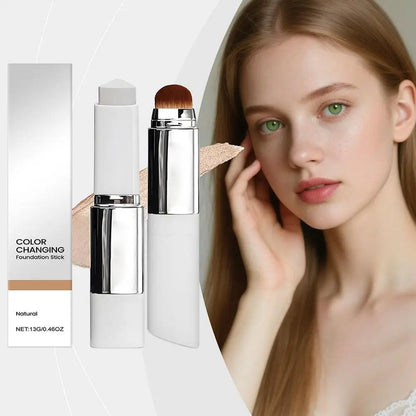 Color-Changing Foundation Stick – Flawless Coverage That Adapts to Your Skin Tone
