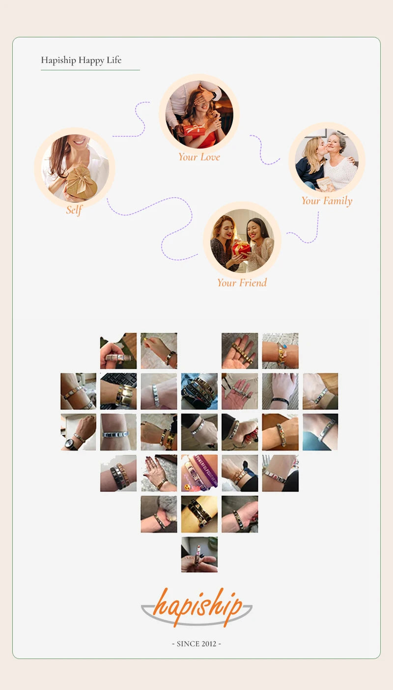 Milano 9mm Stainless Steel Stretch Charm Bracelet for Women