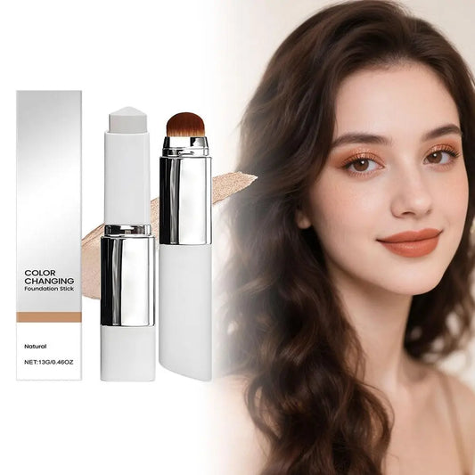 Color-Changing Foundation Stick – Flawless Coverage That Adapts to Your Skin Tone