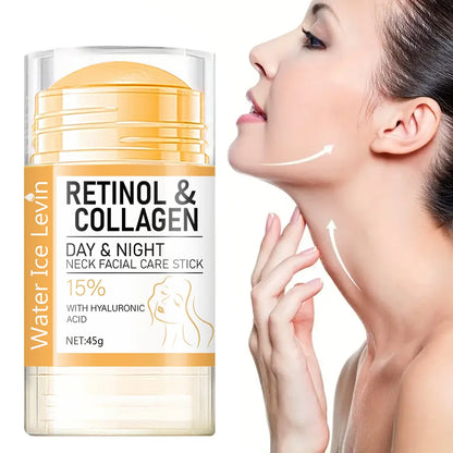 Retinol & Collagen Neck Cream Stick – Hydrating Day & Night Treatment (45g)