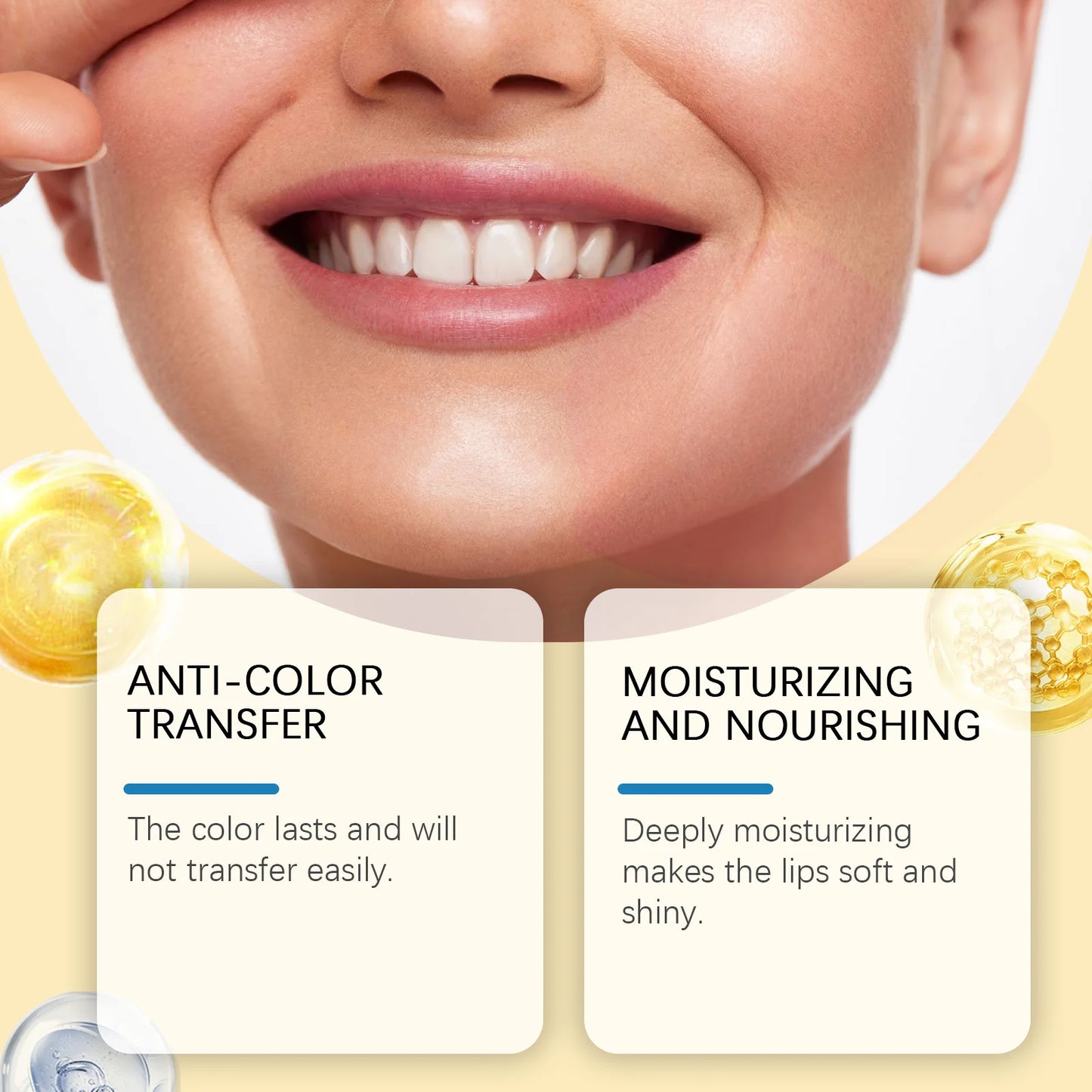 Color-Changing Gold Lipstick – Moisturizing, High Shine & Hydrating Lip Balm with Hyaluronic Acid