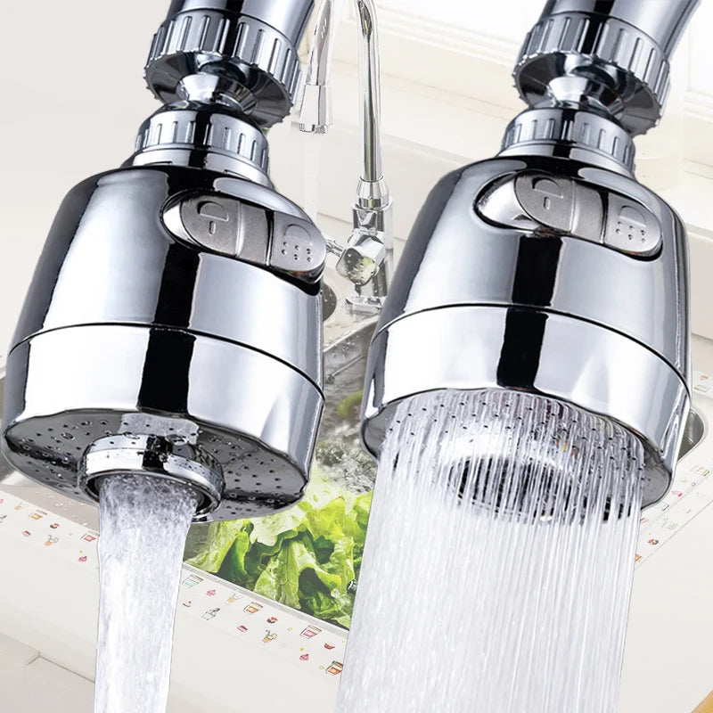 360° Rotating Faucet Spray Head – Instantly Boost Water Pressure & Save Water