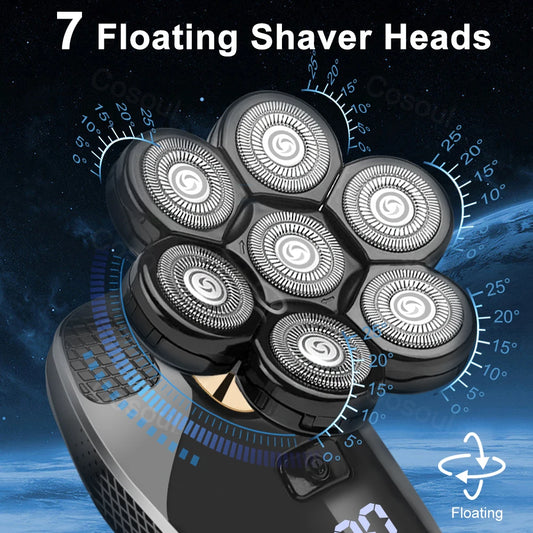 Electric Head Shaver for Men – Powerful 5D Bald Head Shaver & Beard Trimmer | Men's Grooming Razor