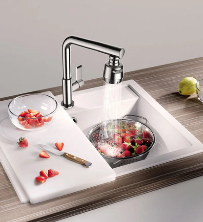 360° Rotating Faucet Spray Head – Instantly Boost Water Pressure & Save Water