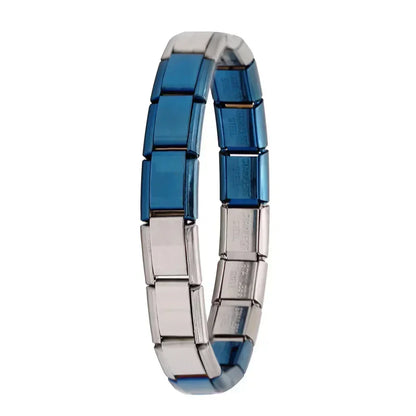 Milano 9mm Stainless Steel Stretch Charm Bracelet for Women