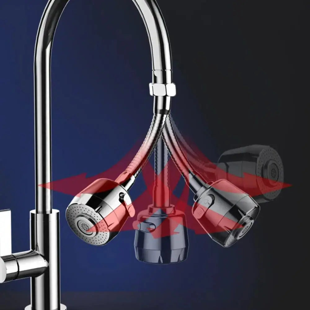 360° Rotating Faucet Spray Head – Instantly Boost Water Pressure & Save Water