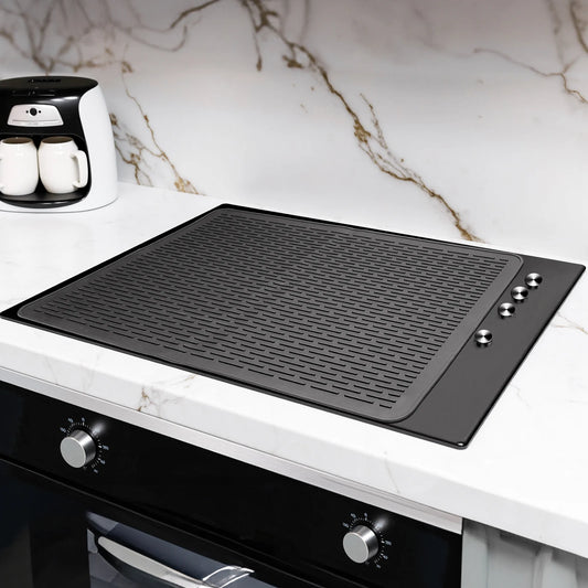 🔥500°F/220°C Heat-Resistant Silicone Stove Cover Mat & Utensils