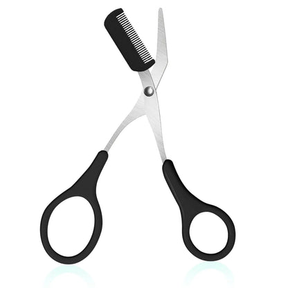 Eyebrow Razor Scissor  Stainless Steel Safe Anti-scratch Trimmer for Beginners Crescent Sharp Beauty Tool Multi-color